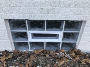 glass block window