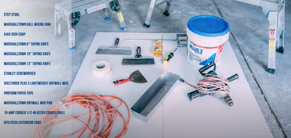 tools that you will need to finish up drywall 