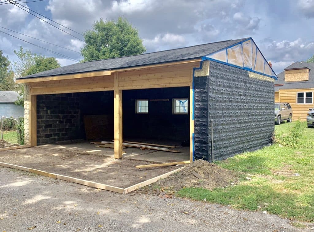 Cedar_And_Black_Painted_Garage