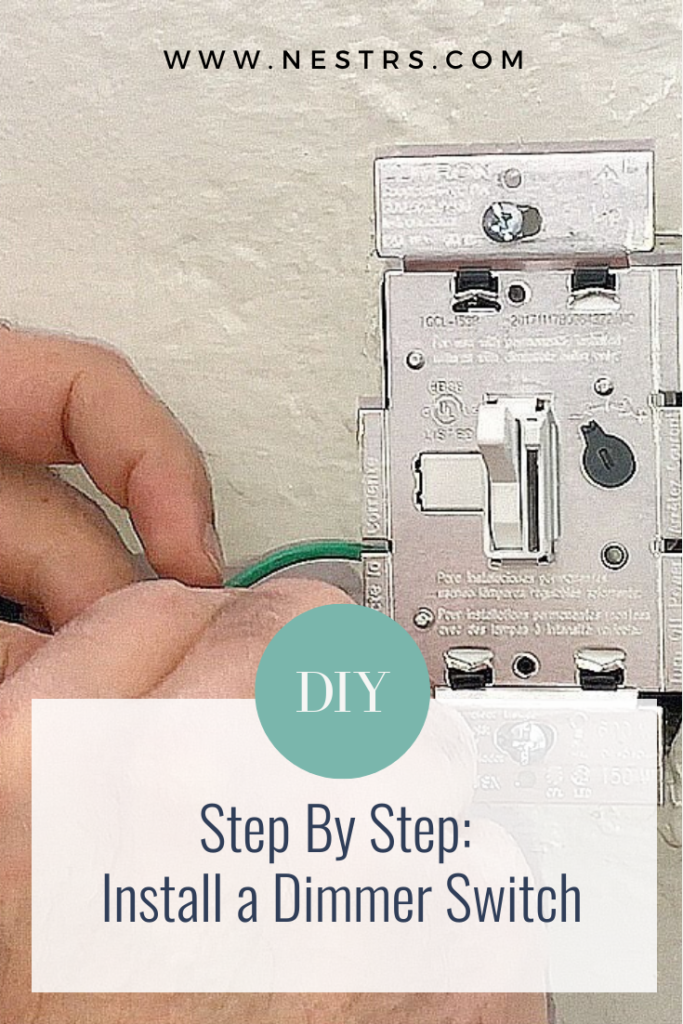 step by step guide on how to install a dimmer switch