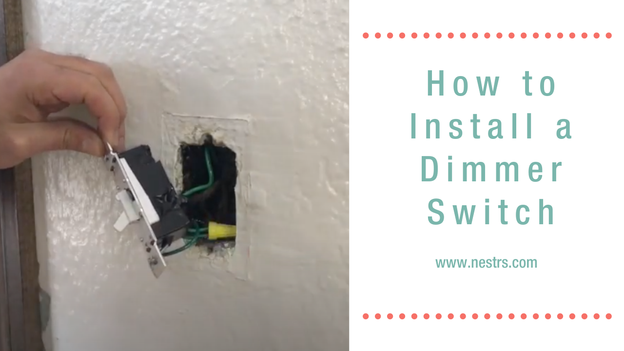 how to install a dimmer switch