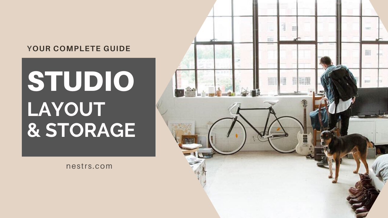 studio layout and storage