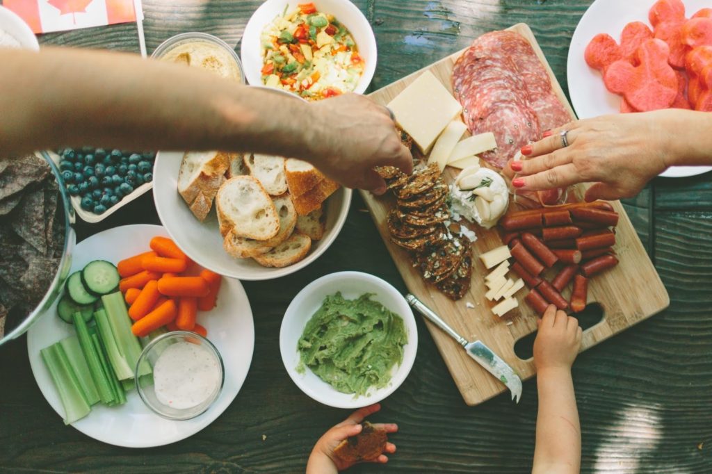 Charcuterie Board and Veggie platter