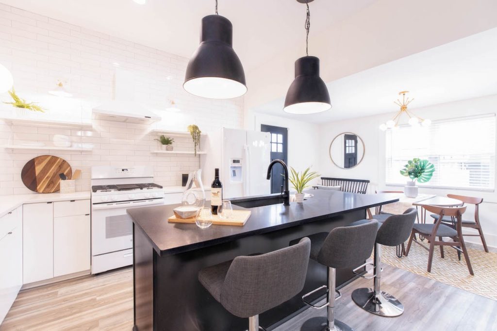 Renovated kitchen/dining area