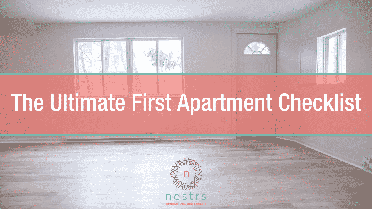 The Ultimate First Apartment Checklist  First apartment checklist, Apartment  checklist, First apartment