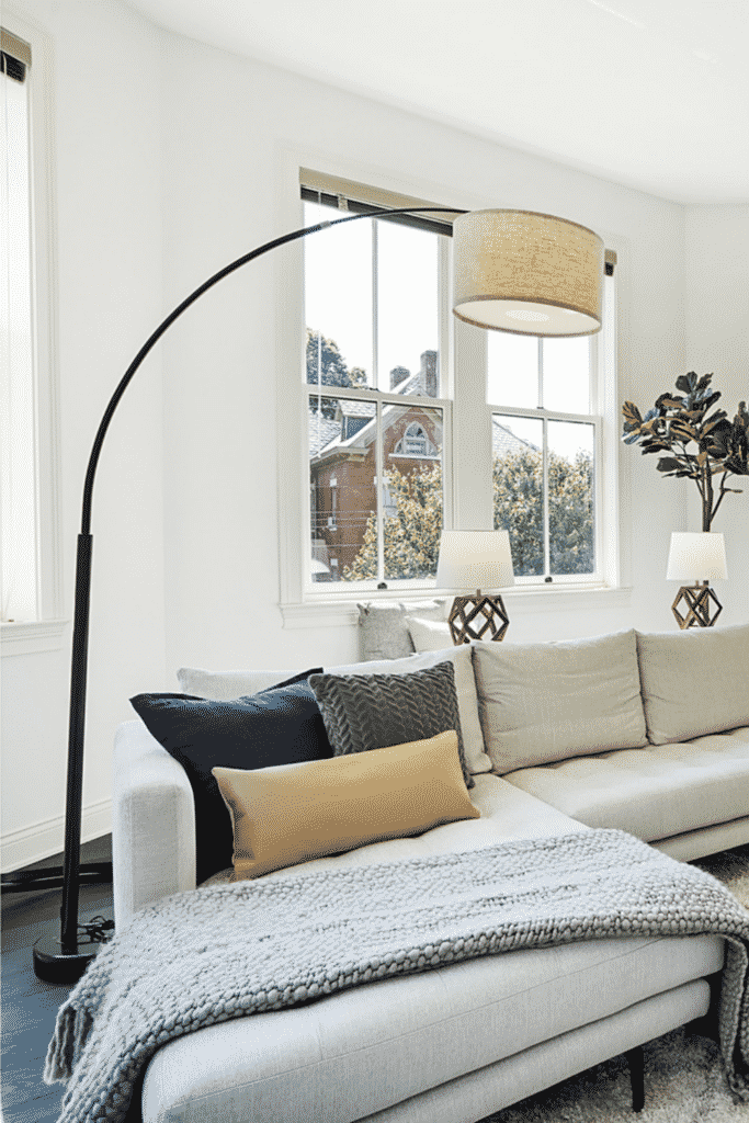 Living room lighting for a new home