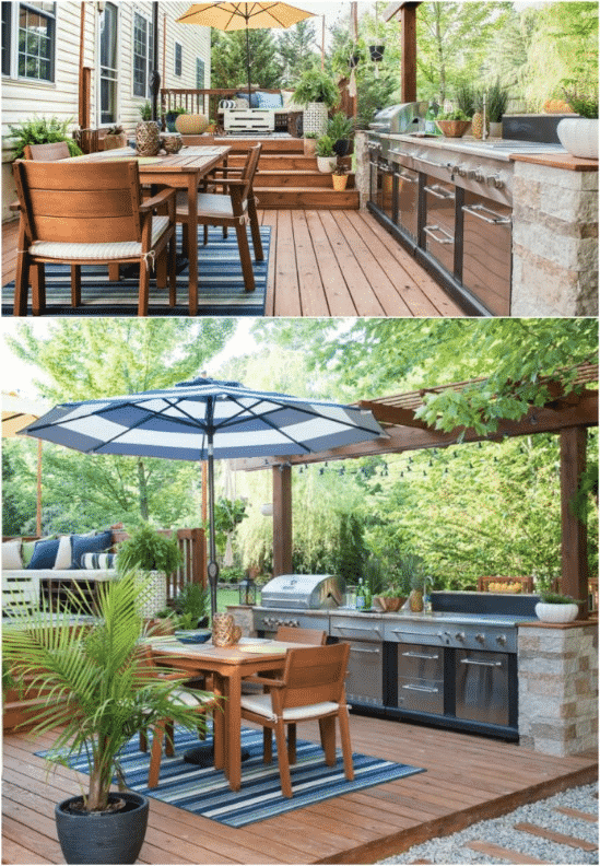 Outdoor Deck Kitchen