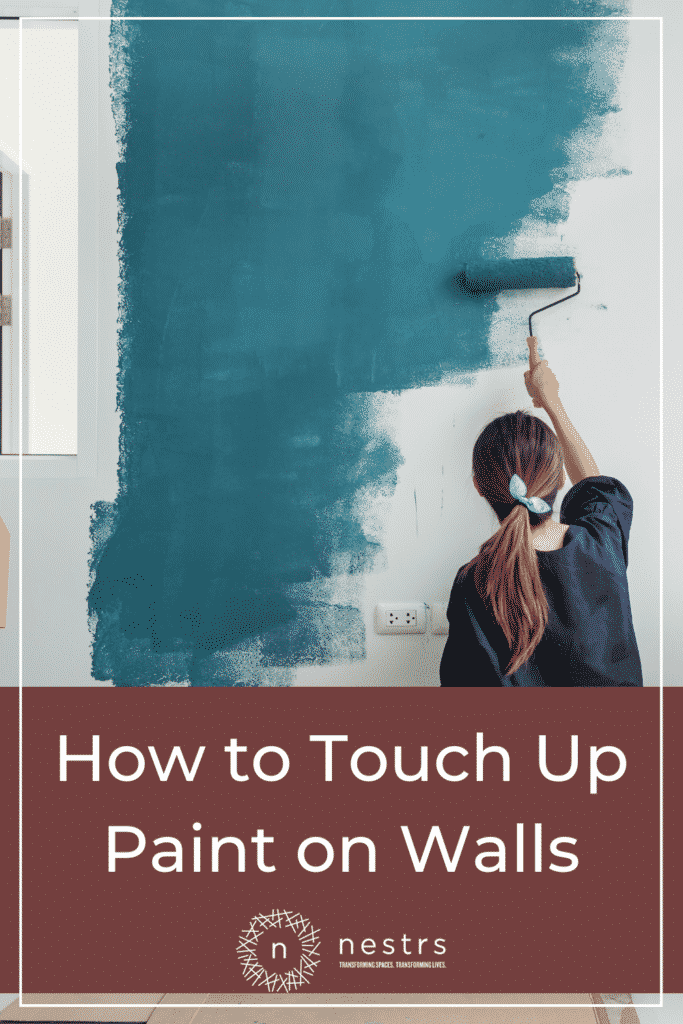 how to touch up paint on walls